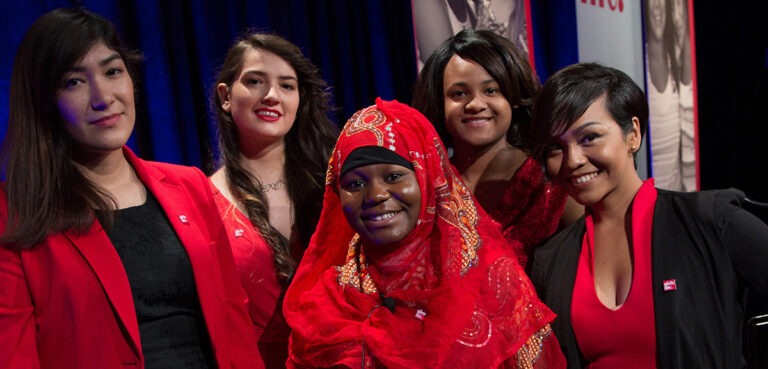 Group of women at an event in Houston