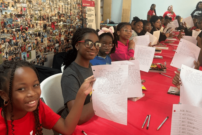 girls inc houston girls with letters outcomes