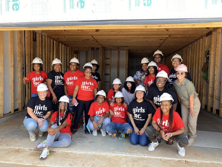 girls inc houston group of ladies pose